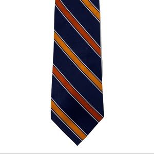 Merona Striped Silk Tie, Blue